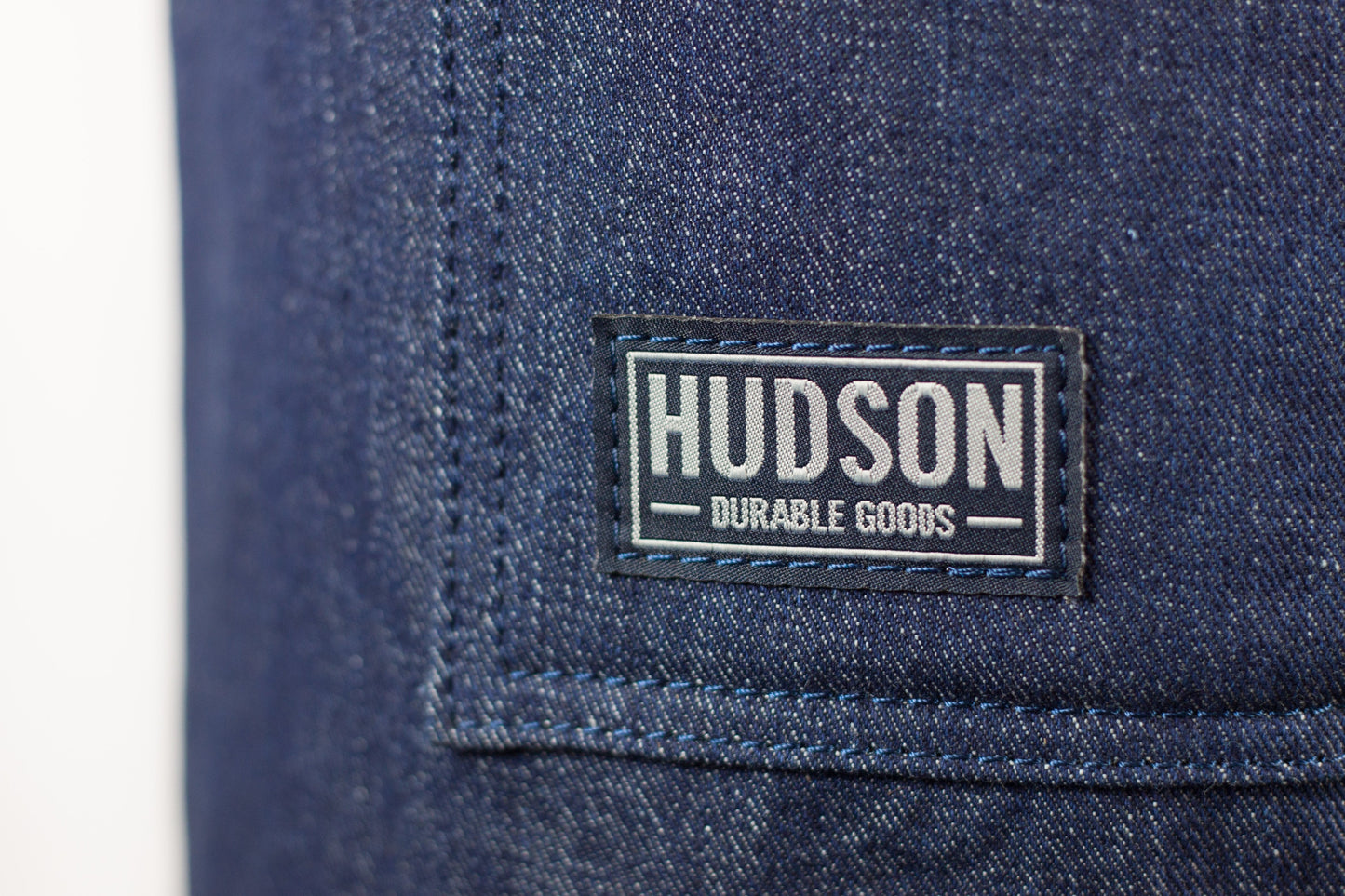 Denim Apron for Kitchen, Grill, and BBQ (Blue Denim) - HDG805D