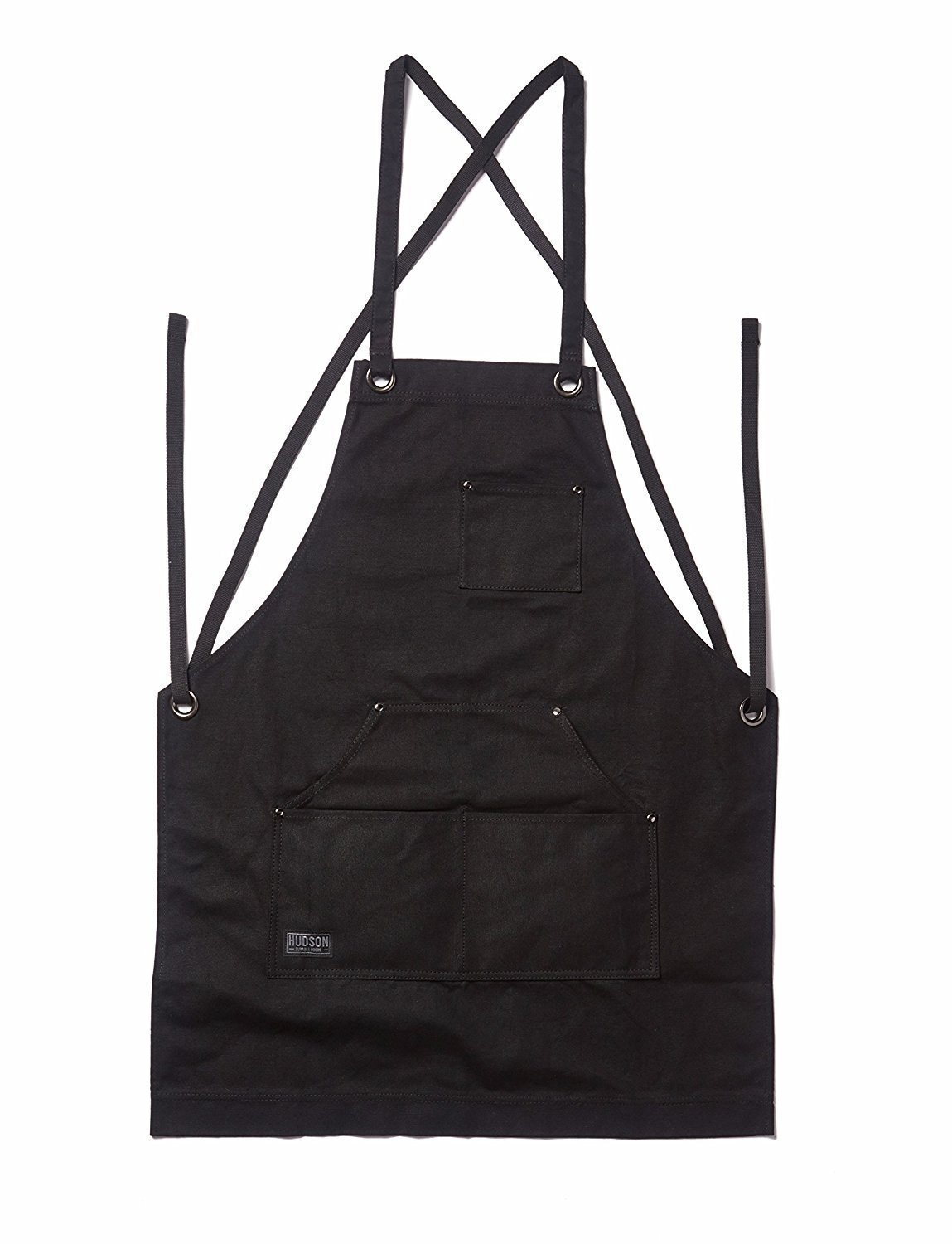 Heavy Duty 16 oz Waxed Canvas Work Apron (Black) - HDG901