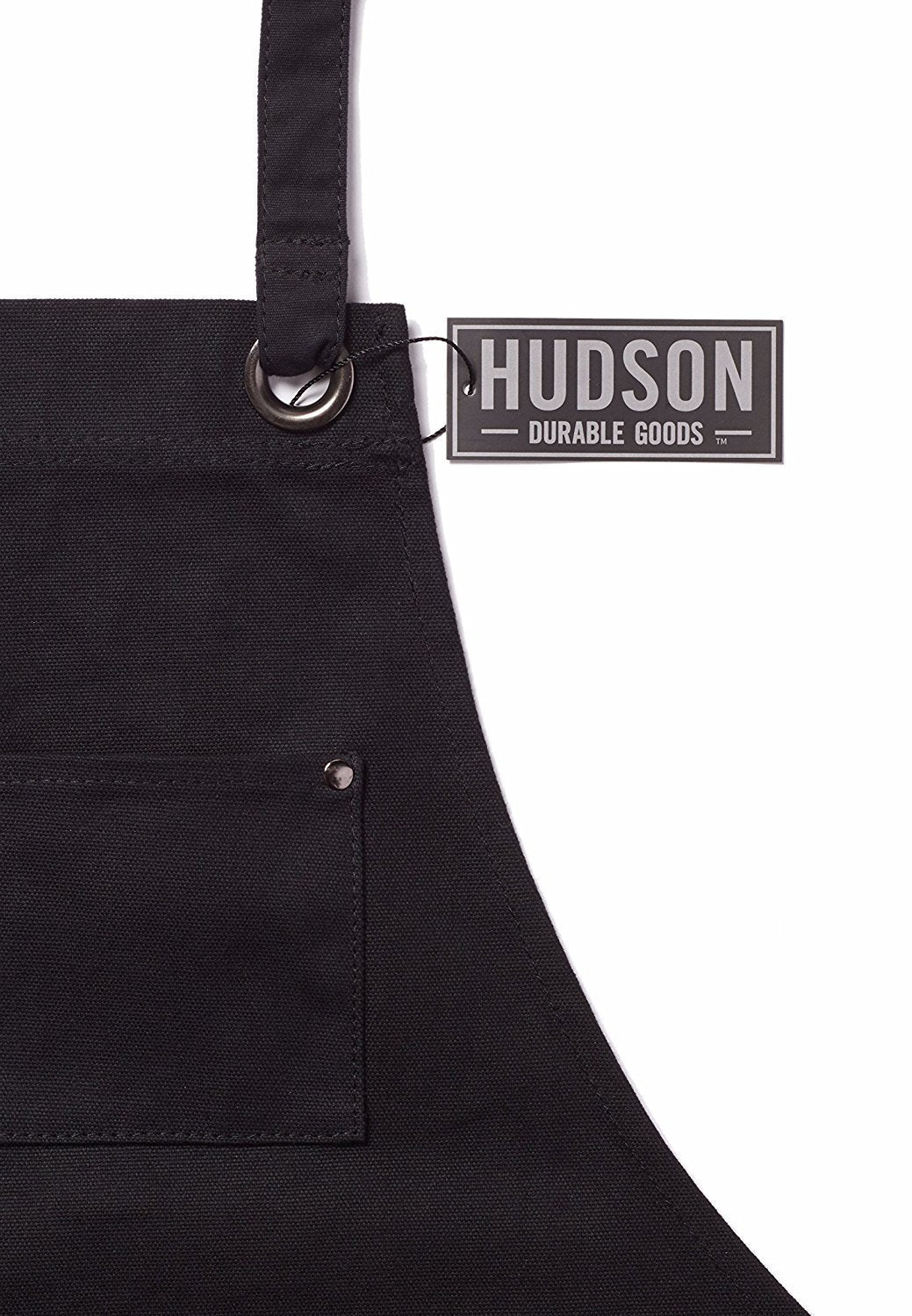 Heavy Duty 16 oz Waxed Canvas Work Apron (Black) - HDG901